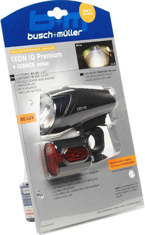 Ixon IQ Premium + IX-Back senso 