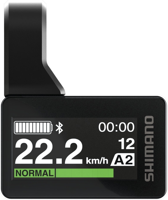 Display Shimano Steps SC-EN600 Schwarz | 31,8 mm Schelle mit Adapter für 35 mm Schelle