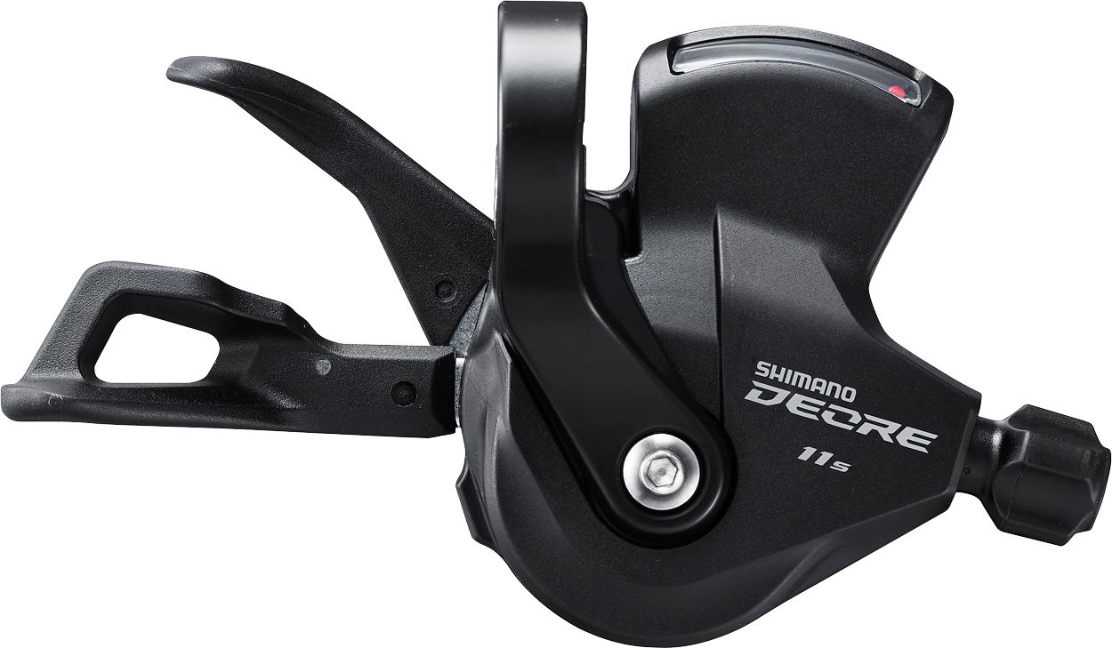 Schalthebel DEORE SL-M5100 Schwarz | Rechts | 11-fach | Schelle | mit optischer Ganganzeige