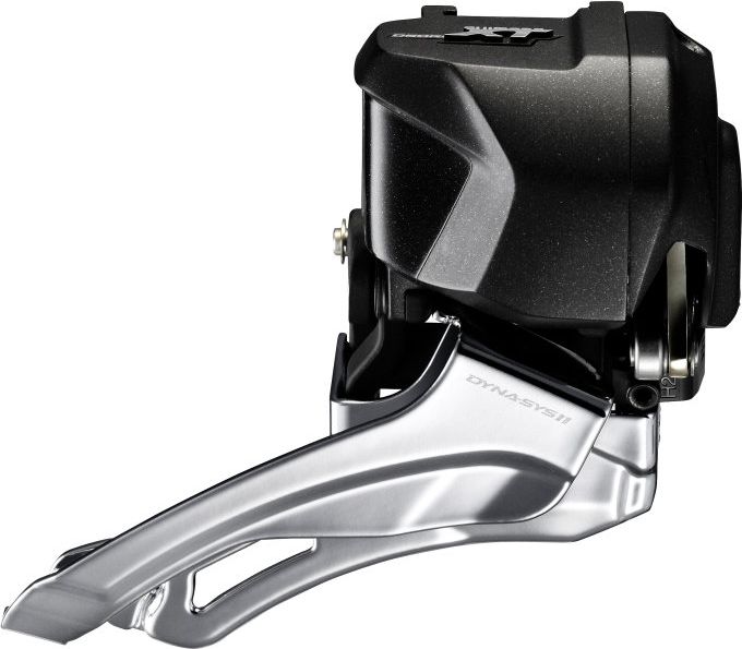 Umwerfer Deore XT Di2 FD-M8070 2x11 Down Swing Schwarz | Adapter SM-FD905 (separat zu bestellen)