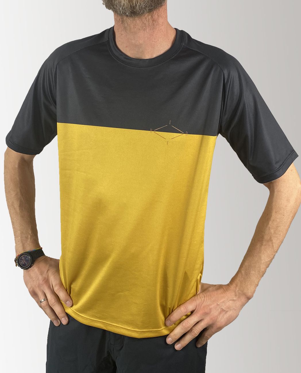 MTB Jersey SS Ride Gelb/Schwarz | M