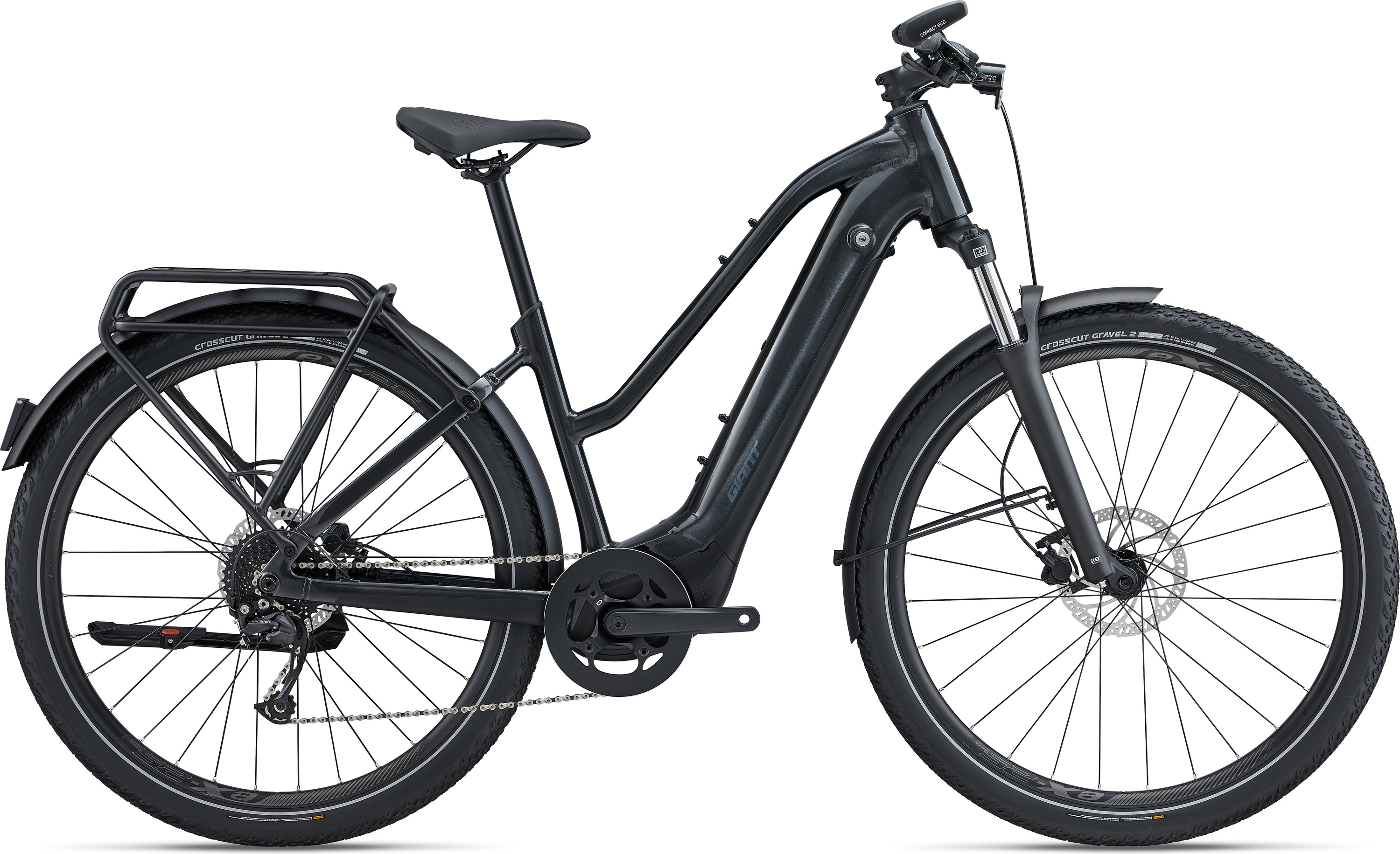 Explore E+ 2 STA - 2024 Gunmetal Black / Black Gloss-Matt | L