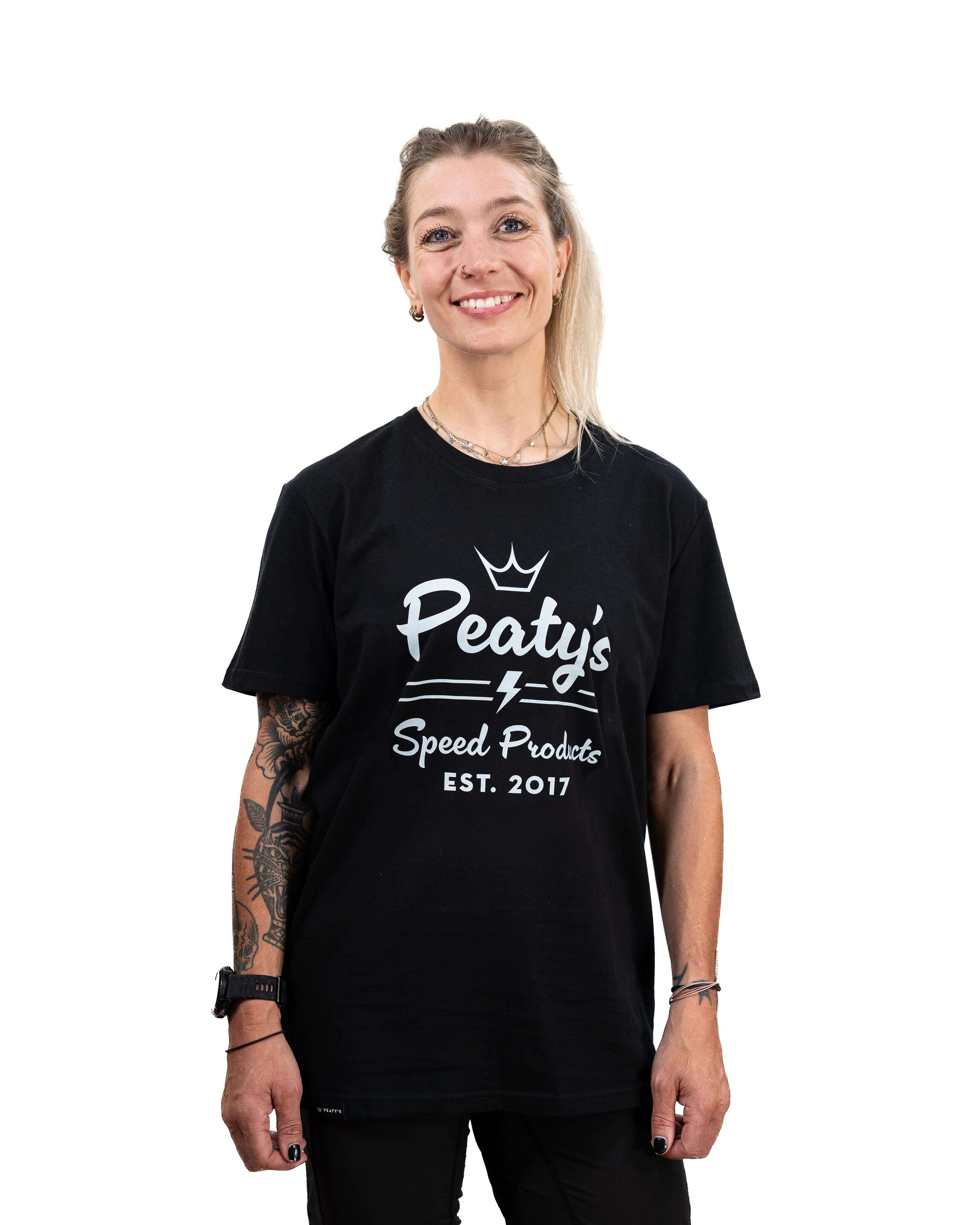 AW24 PubWear Tee - Speed Products Script Black | XXL