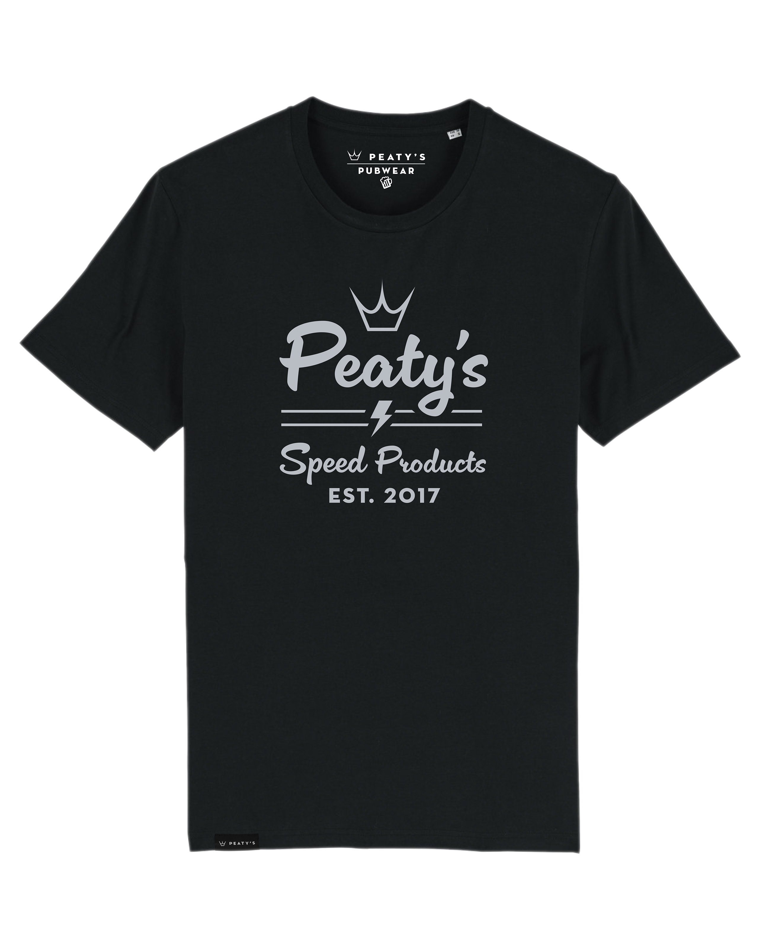 AW24 PubWear Tee - Speed Products Script Black | XL