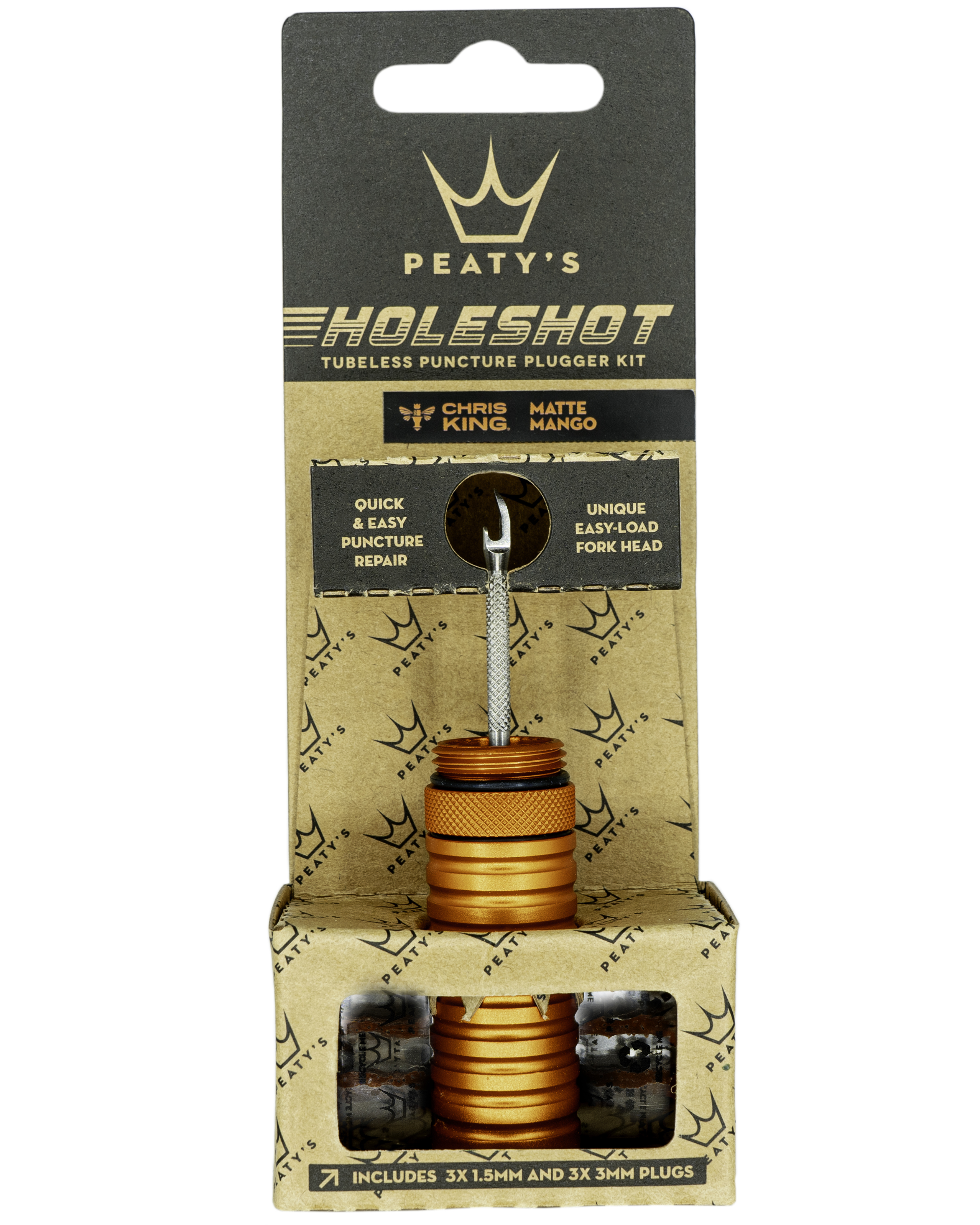 Holeshot Tubeless Puncture Plugger Kit Mango