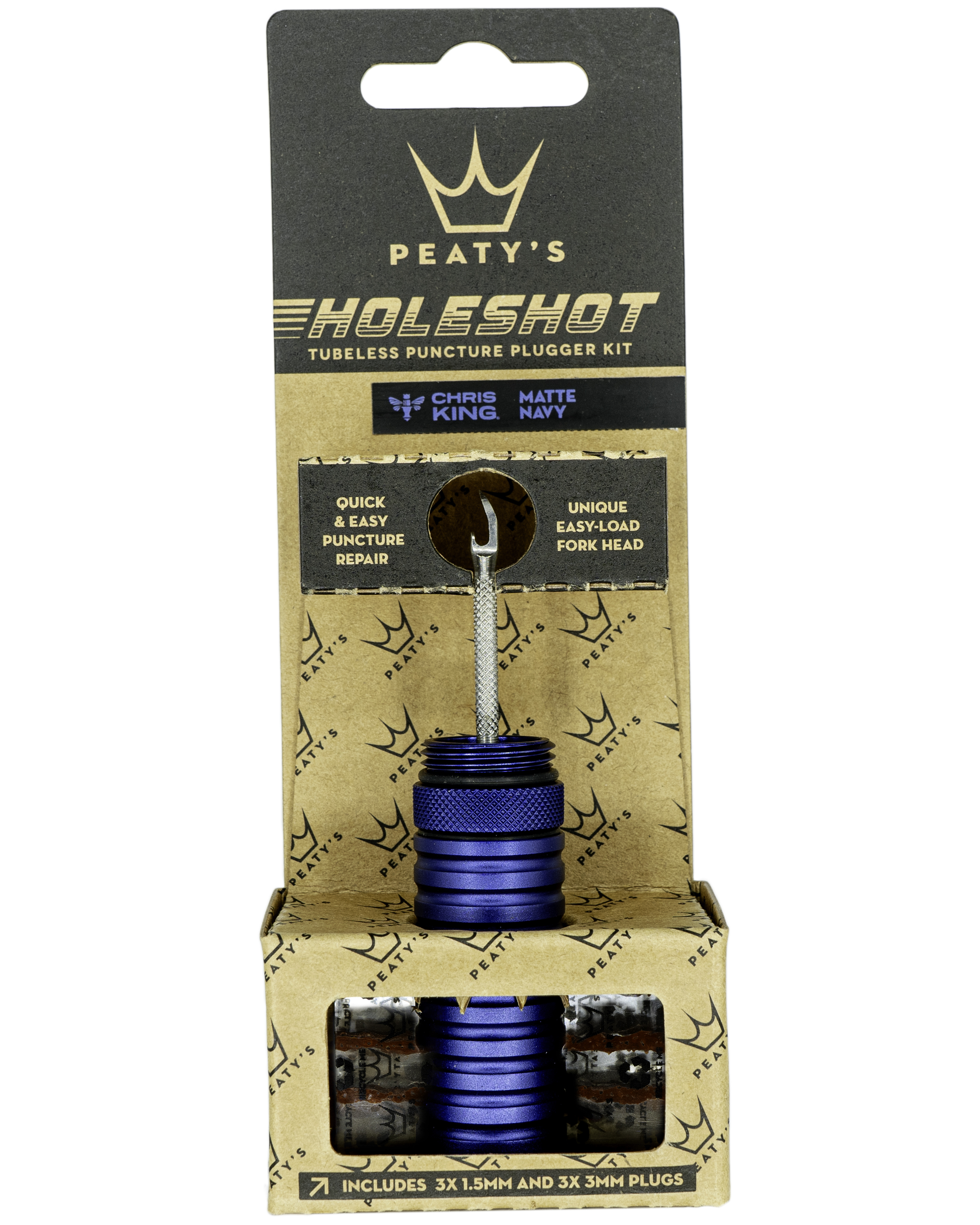 Holeshot Tubeless Puncture Plugger Kit Navy