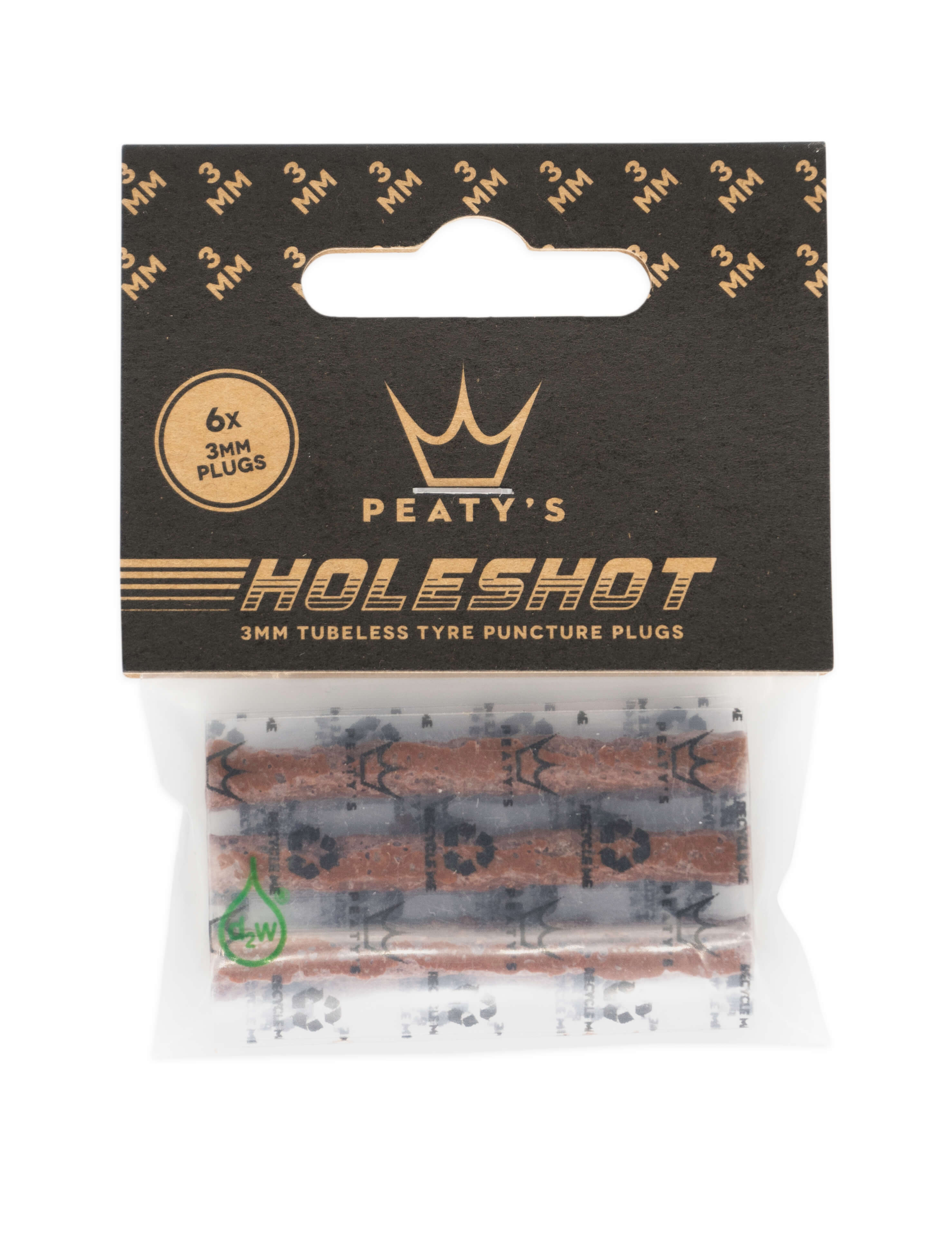 Holeshot Tubeless Puncture Plugger Refill Pack 6 x 3 mm