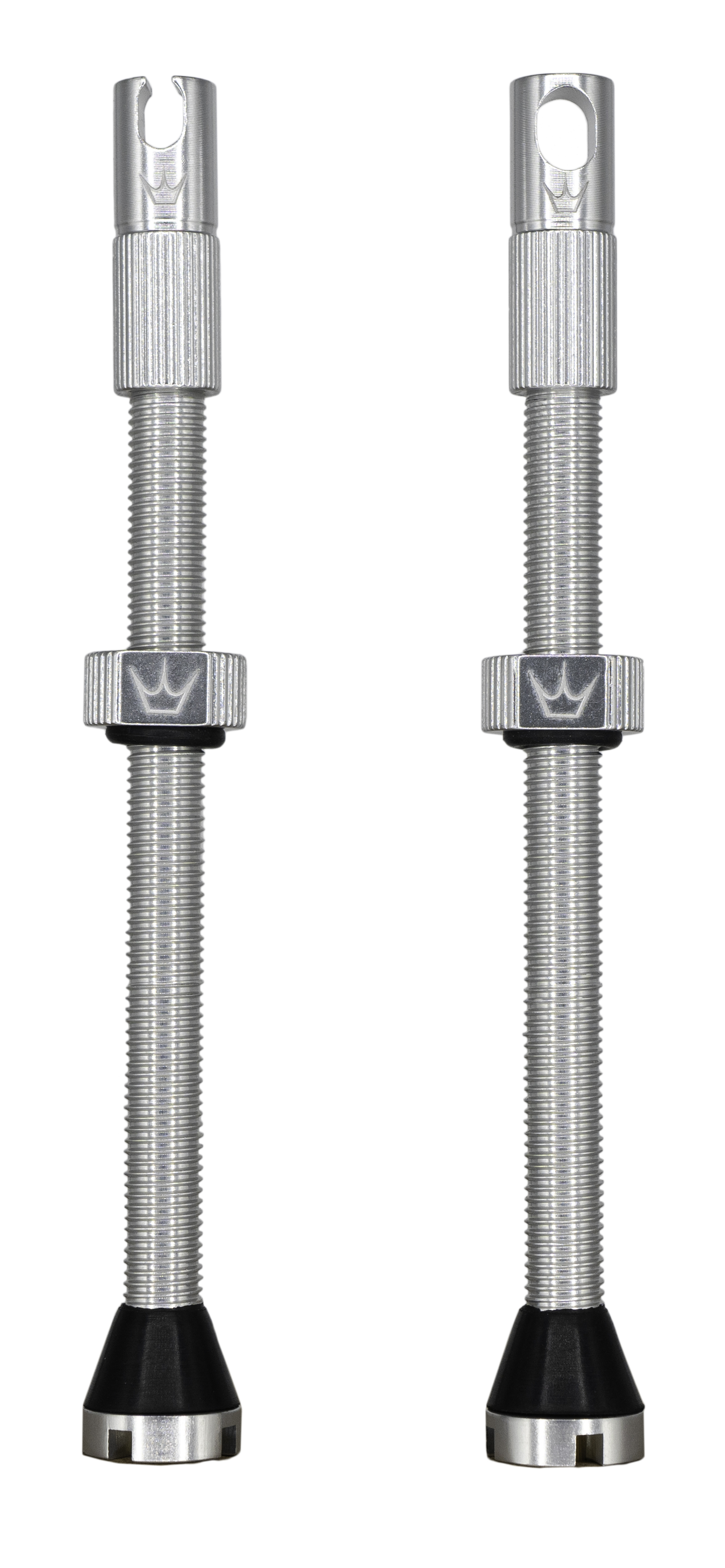 Peaty's x Chris King (MK2) Tubeless Valves Silver | 80 mm