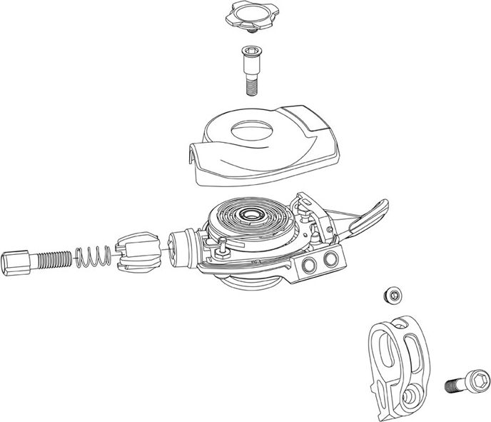 Schalthebel Cover Kit X01 DH 