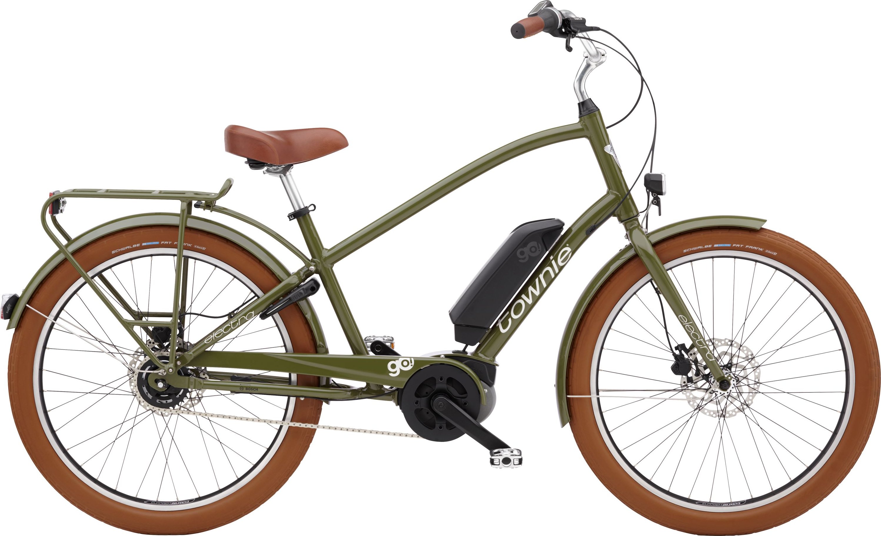 Townie Go! 5i Step-Over - 2025 Olive