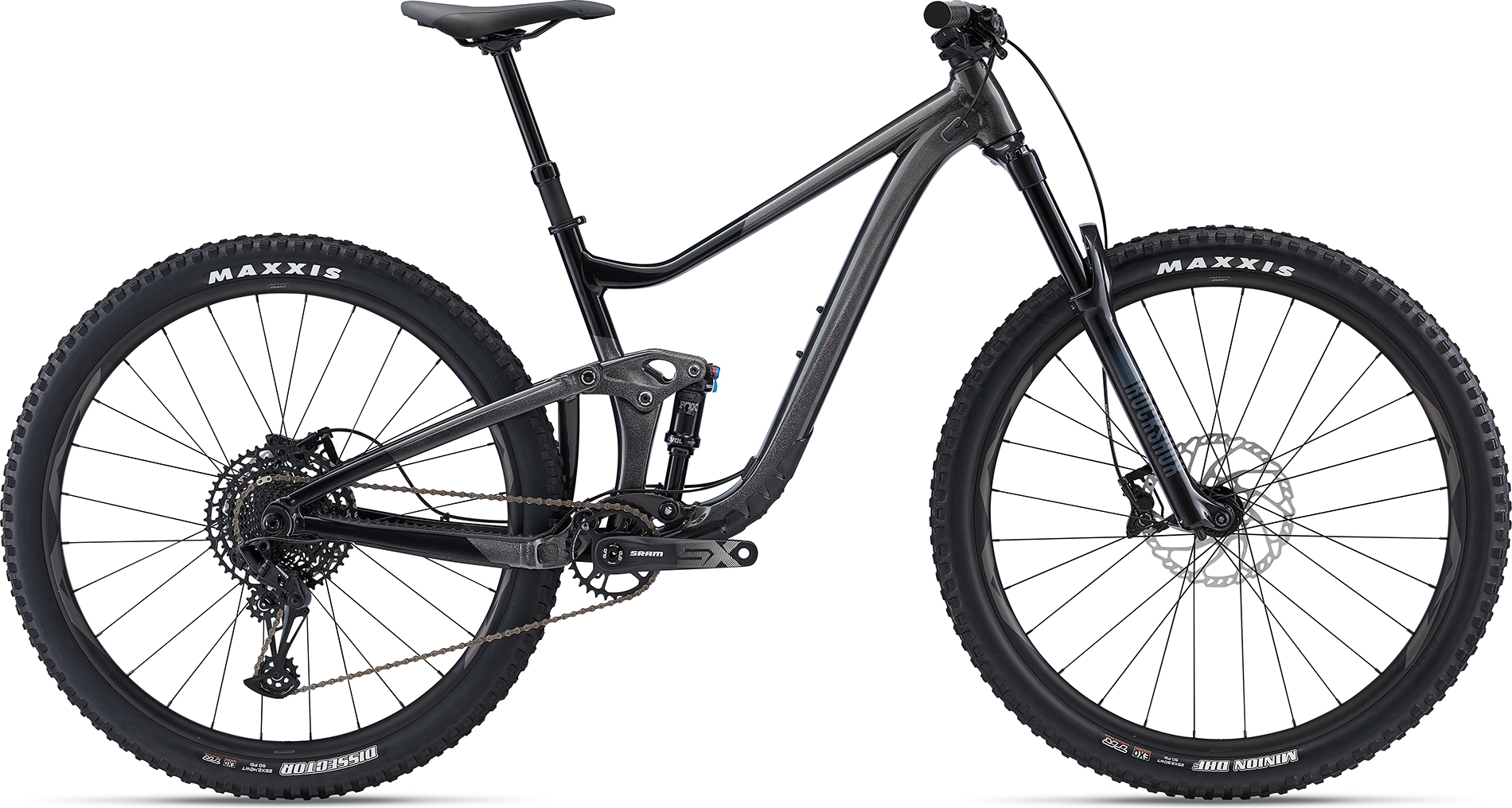 Trance X 2 Metallic Black / Black | L