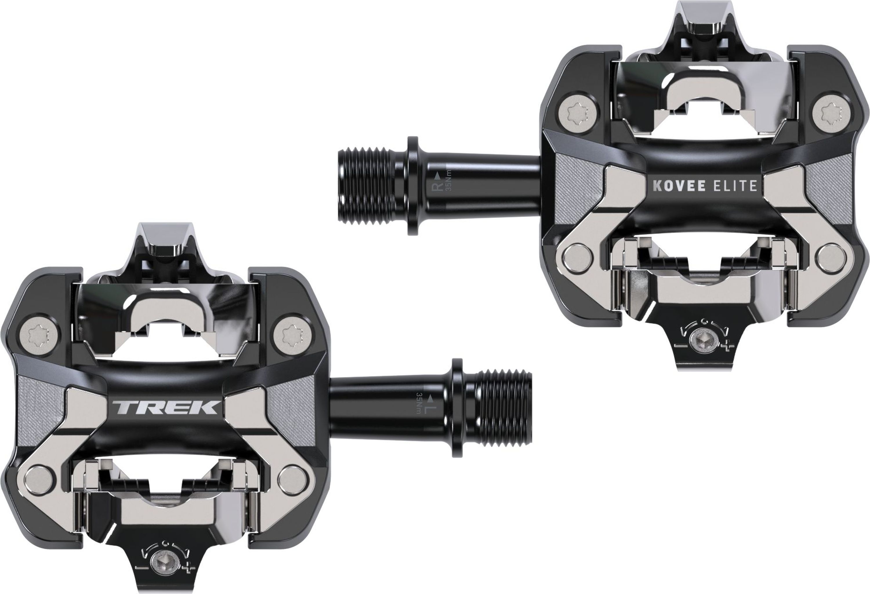 Kovee Elite Klickpedal-Set Black | 9/16" (15 mm)