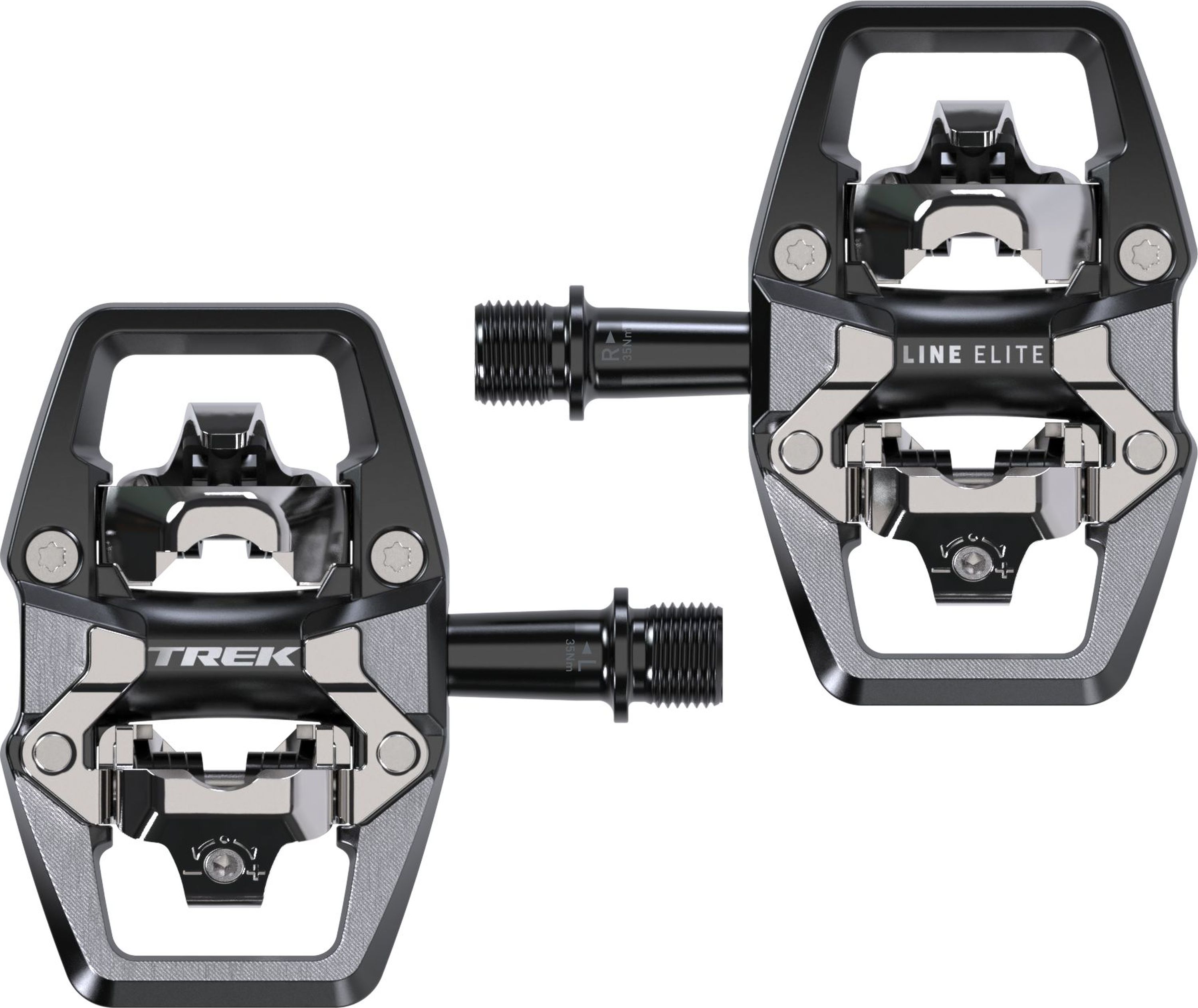 Line Elite Klickpedal-Set Black | 9/16" (15 mm)