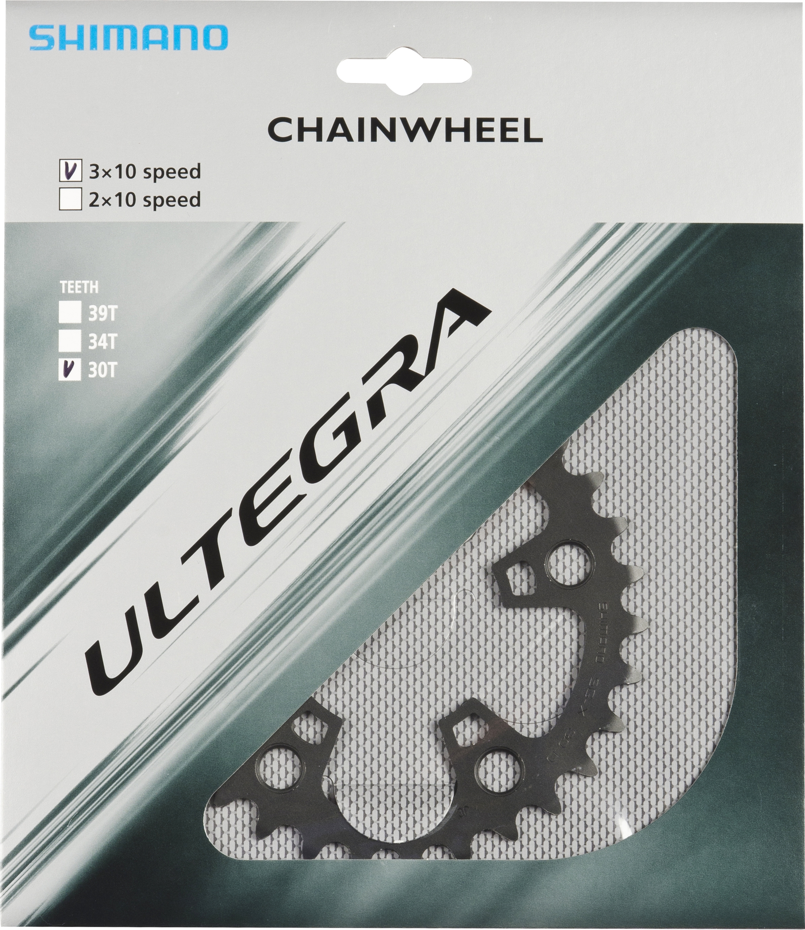 Kettenblätter Ultegra FC-6703 grau | 10-fach | 5 Loch | 92mm | 30