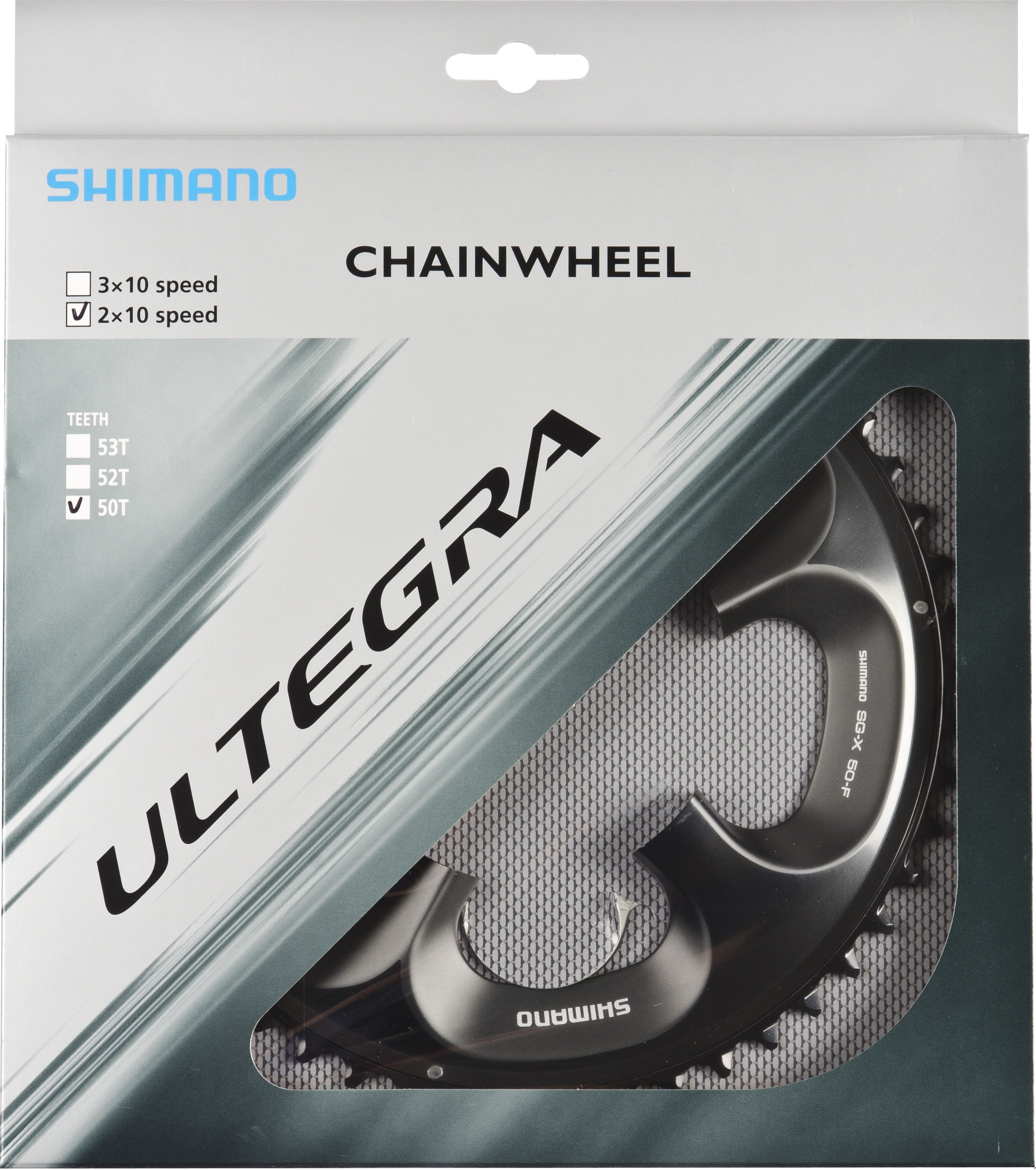 Kettenblätter Ultegra FC-6750 grau | 10-fach | 5 Loch | 110mm | 50