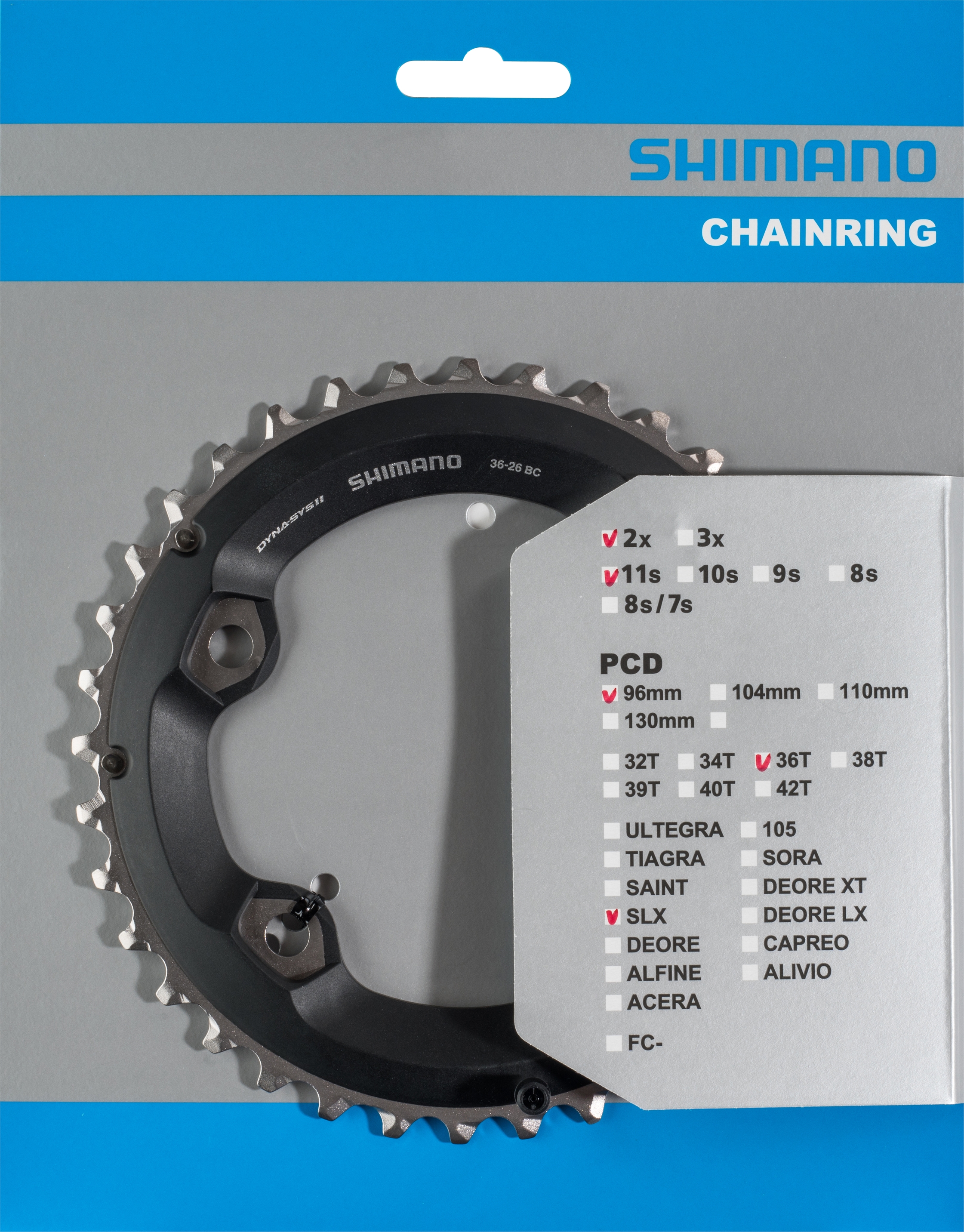 Kettenblätter SLX FC-M7000-11 2-fach 