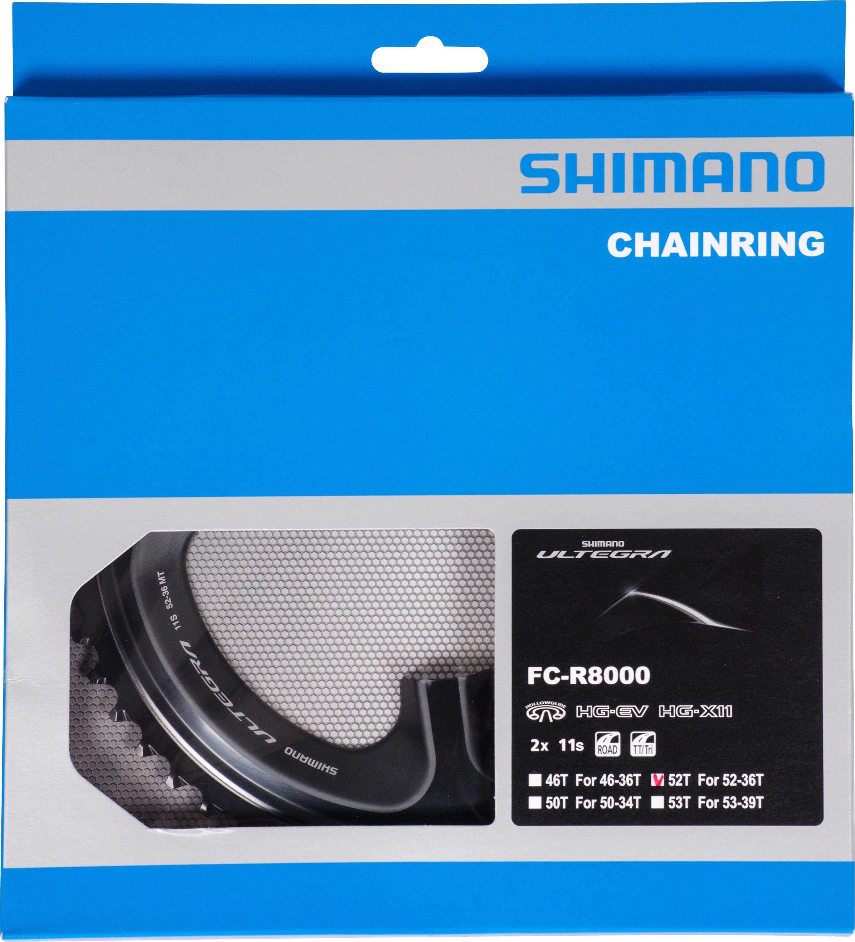 Kettenblätter Ultegra FC-R8000 11-fach | 4 Loch | 110mm | 52