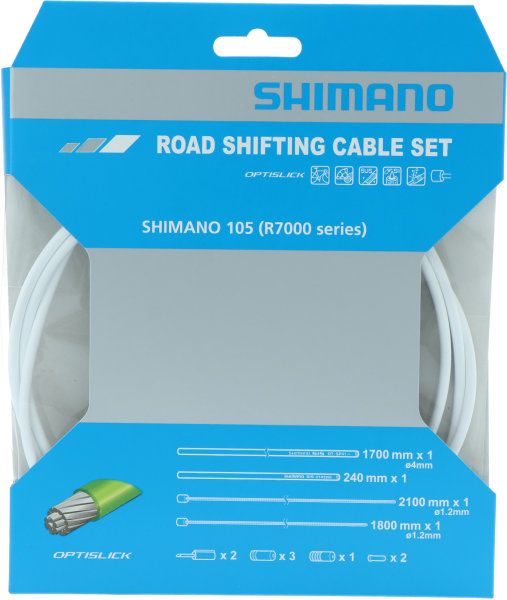 Schaltzug-Set 105 OPTISLICK Weiß