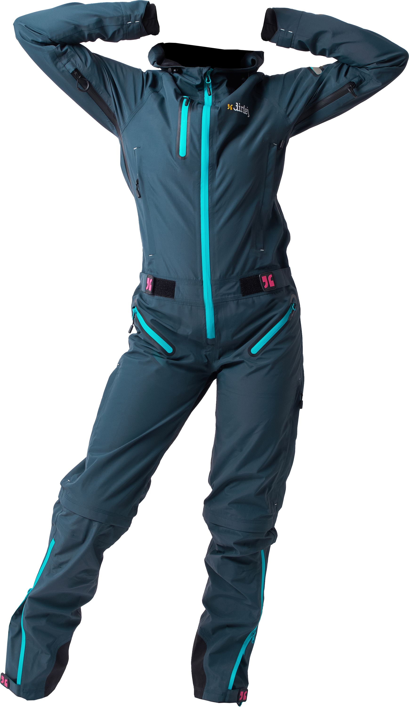 Dirtsuit Core Edition Ladies steel blue/turq | L