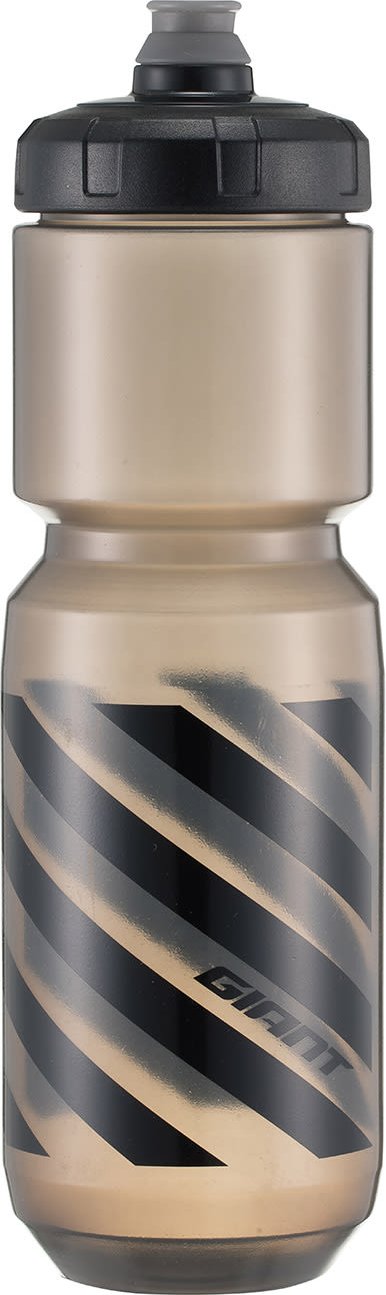 Doublespring Trinkflasche Transparent Schwarz/Schwarz | 750ml