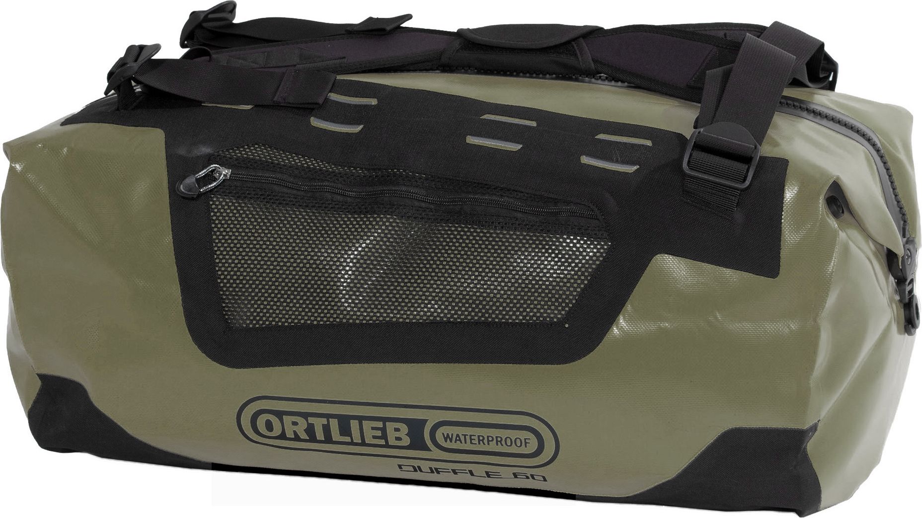 Duffle olive - black | 60 L