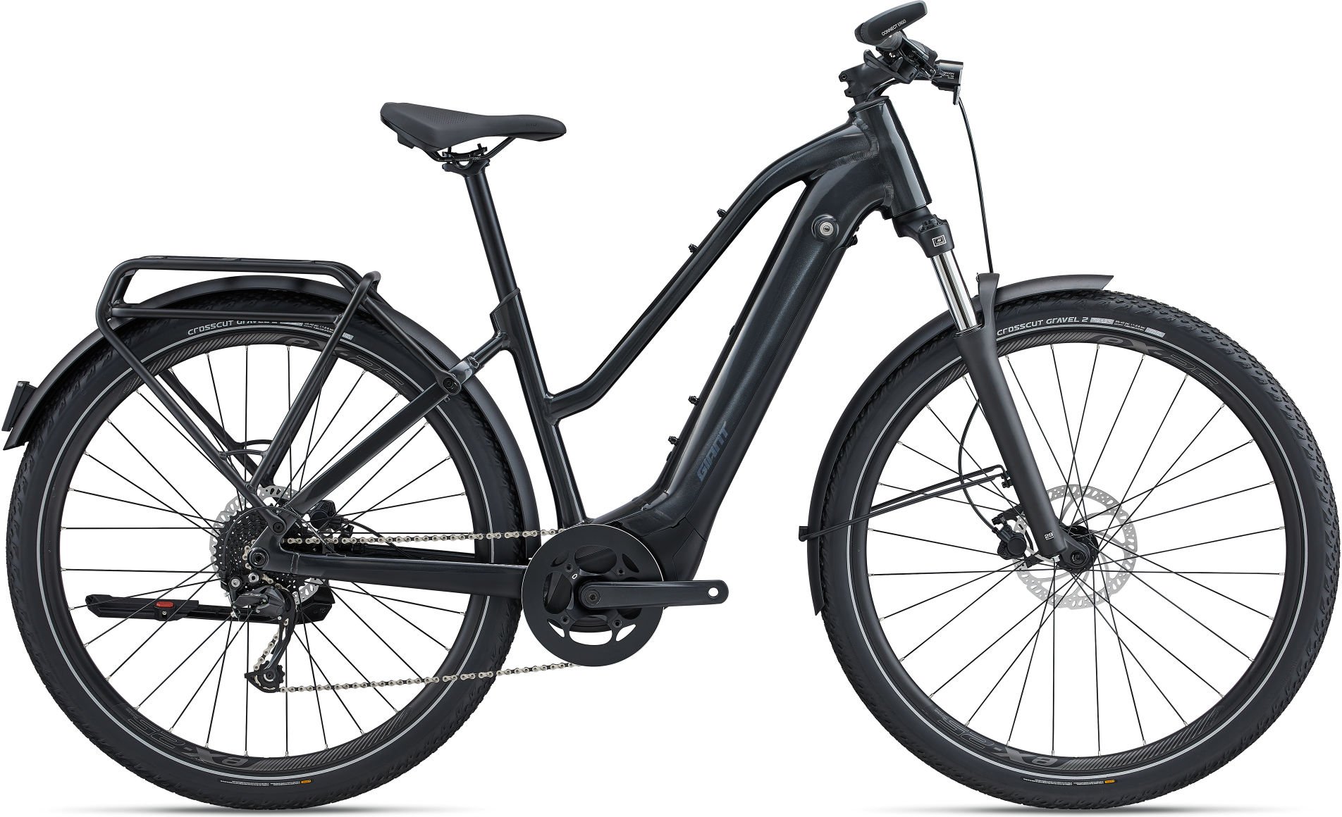Explore E+ 2 STA - 2025 Gunmetal Black / Black Gloss-Matt | S