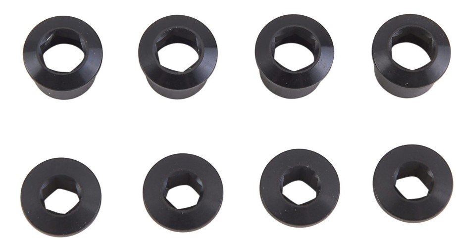 Kettenblattschrauben 4 Stück schwarz