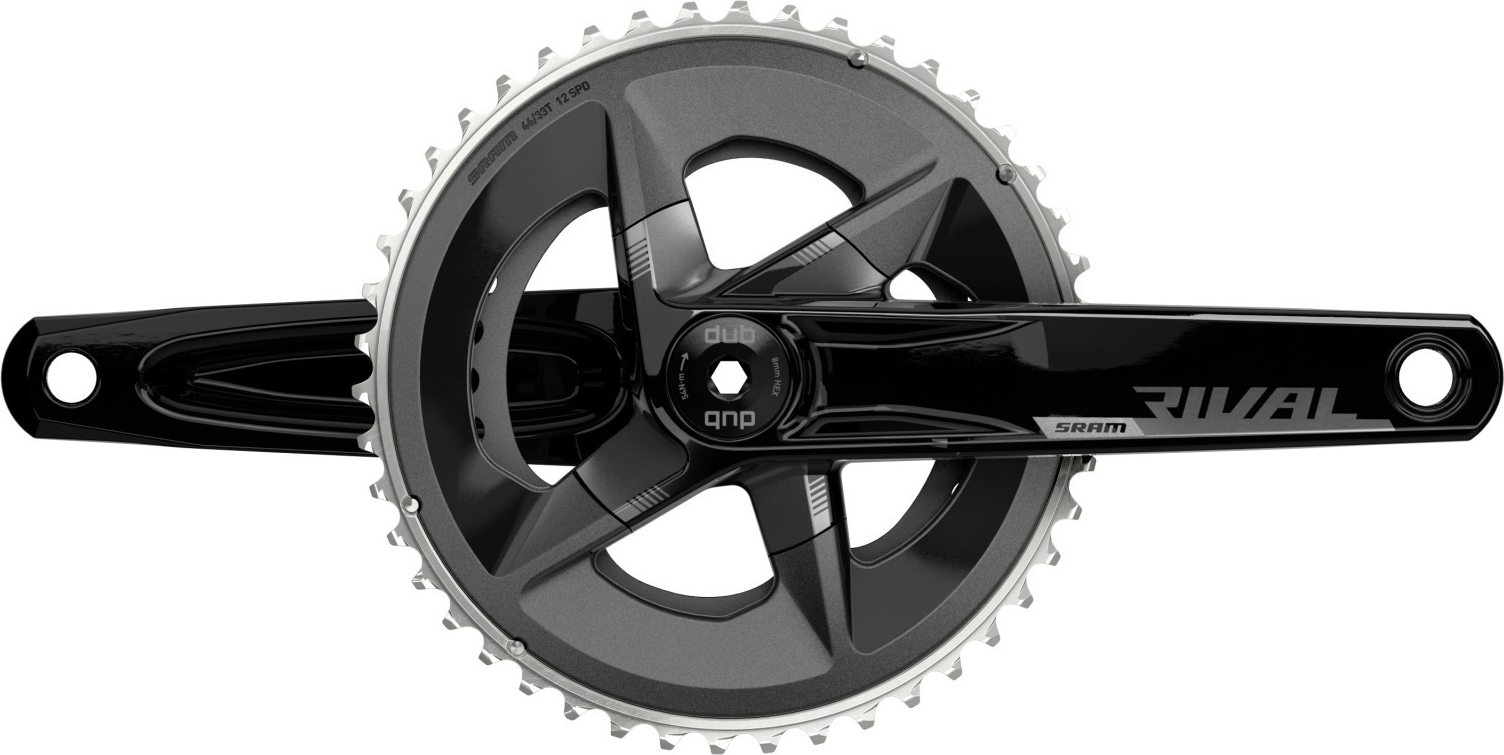 Kurbelgarnitur Rival AXS schwarz | 46-33T / 170 mm