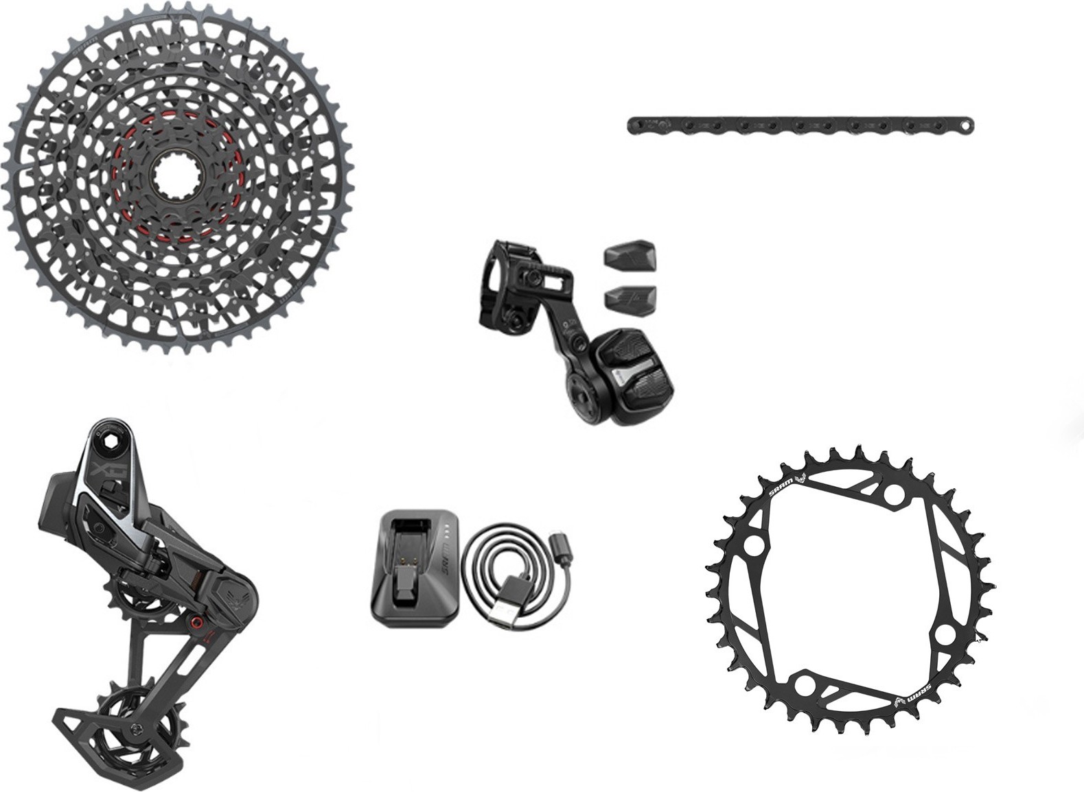 Schaltgruppe T-Type X0 Eagle Transmission E-MTB 104mm AXS 36