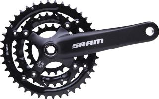 SRAM Kurbel S600 8 sp 3.0 SquareTaper BlastBlack 423222 Schwarz | Square Taper | 42-32-22 | 175