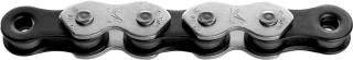 KMC Kette K1 Wider / 110-Glieder BMX/Bahnkette silber/schwarz | 110 Glieder