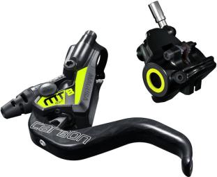 Magura MT8 SL FM Schwarz, Neongelb | Flatmount