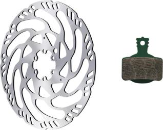 Magura MT eSTOP Optimized Kit 203/C - 7.S: Bremsscheibe MDR-C Grün, Silber | 203mm