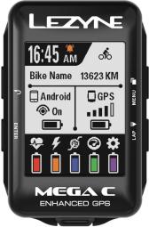 Lezyne Computer Mega Color GPS schwarz