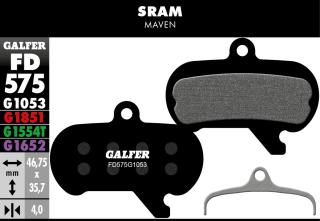 Galfer Performance Bremsbelag (SRAM Maven)
