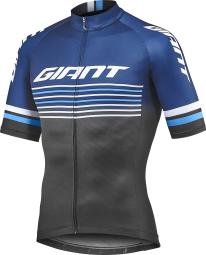 Giant Race Day Kurzarm Trikot dunkelblau/schwarz | M