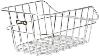 Basil Hinterrad-Schultaschenkorb Cento Aluminium aluminium