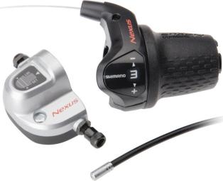 Shimano Revoshifter 3-Gang langer Griff(07) M.Schalteinh.SMBC06 2000 SP40 Schwarz | Rechts | 3-Gang | Schelle