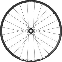 Shimano Laufrad 27.5 VR 24 Loch CL-disc E-Thru 15mm old 100 schwarz Schwarz | 584-24C | Vorderrad