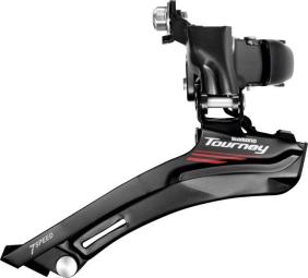 Shimano Umwerfer Tourney Road FD-A070 2x7 Schwarz | Schelle - 34,9 mm, mit Adapter 31,8/28,6 mm