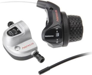 Shimano Drehgriffschalter Nexus 3-Gang SL-3S41 (kurzer Griff) Schwarz | Rechts | 3-Gang | Schelle