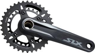 Shimano Kurbelgarnitur SLX FC-M7100-2 2x12 Schwarz/Grau | 36-26 | 175