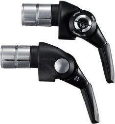 Shimano Lenkerendschalthebel Dura-Ace SL-BSR1 2x11 Schwarz | Paar | 2x11-fach | Klemmkonus