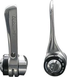 Shimano Unterrohrschalthebel SL-R400 2/3x8 Silber | Paar | 2/3x8-fach | Anlöt