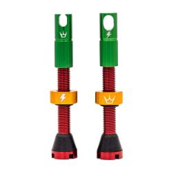 Peaty's Peaty's x 50to01 (MK2) Tubeless Valves Rasta | 42 mm