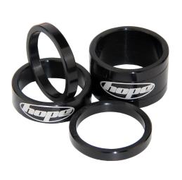 Hope Spacer Set 1 1/8" Space Doctor SDOCN schwarz | 2 x 5mm, 1 x 10mm und 1 x 20mm