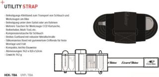 Lizard Skins Utility Strap Schlauch- und Werkzeug Befestigungsband schwarz