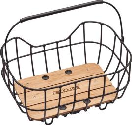 Racktime Korb Bask-it Breeze schwarz, braun | 35,0 x 47,4 x 24,1cm