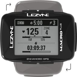 Lezyne Computer Macro Plus schwarz