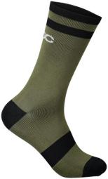 POC Lure MTB Sock Long Epidote Green/Uranium Black | L (43-45)